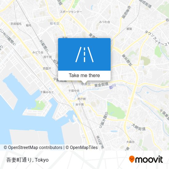 吾妻町通り map