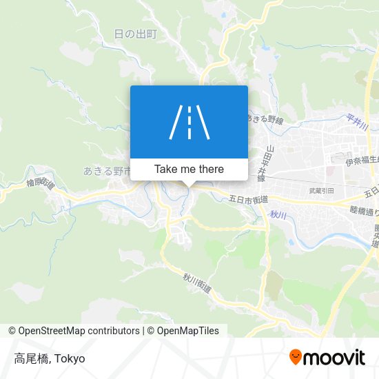 高尾橋 map
