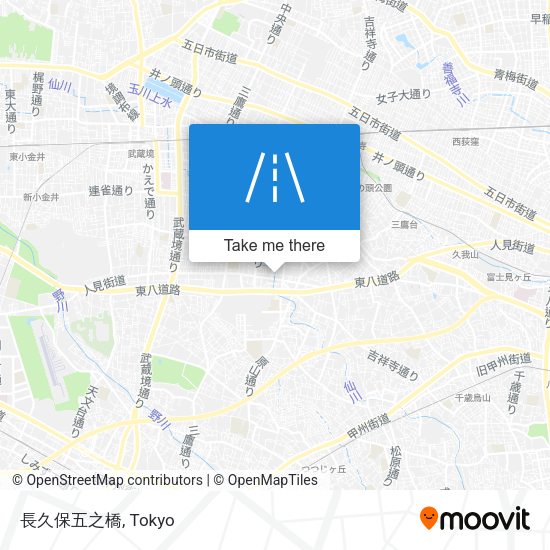 長久保五之橋 map