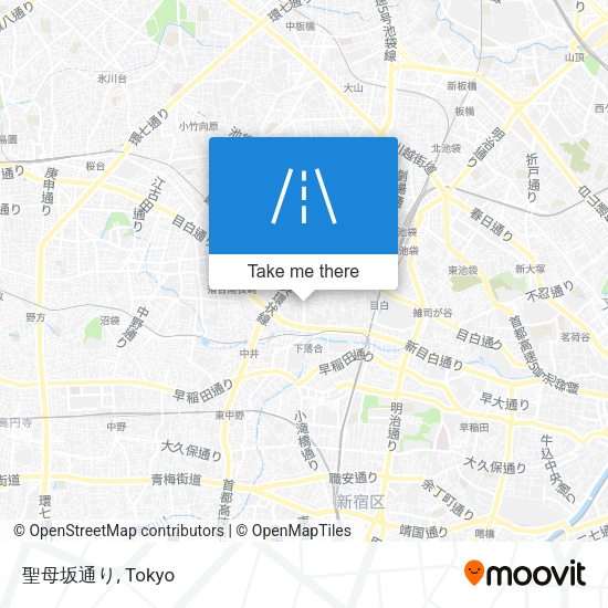 聖母坂通り map