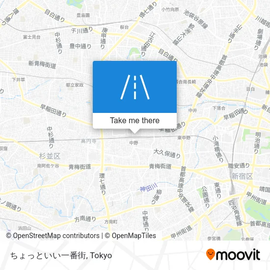ちょっといい一番街 map