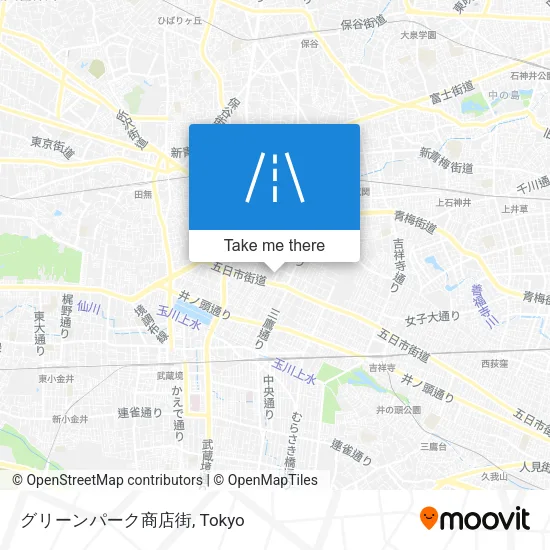 グリーンパーク商店街 map