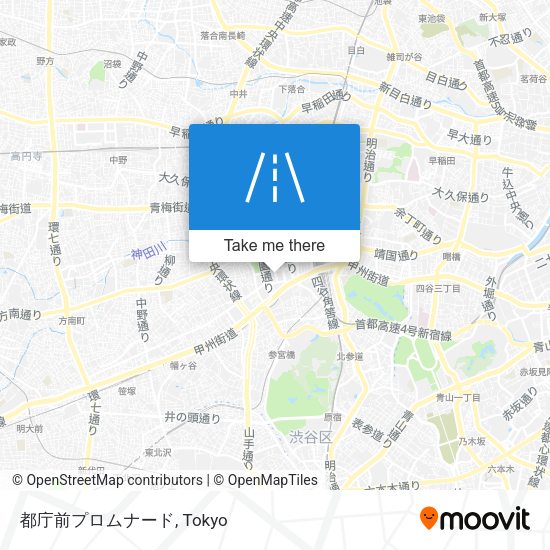 都庁前プロムナード map