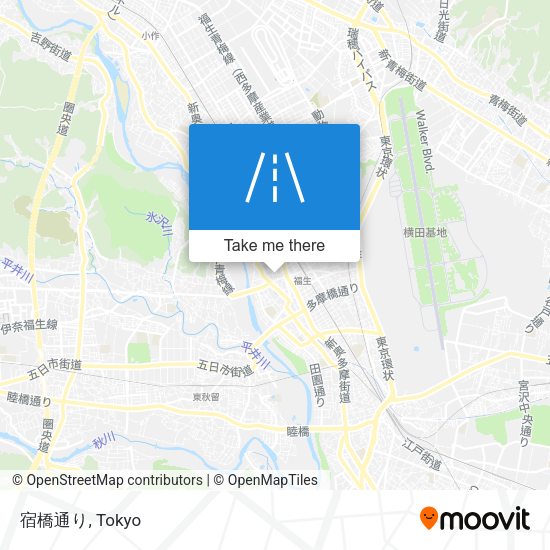 宿橋通り map