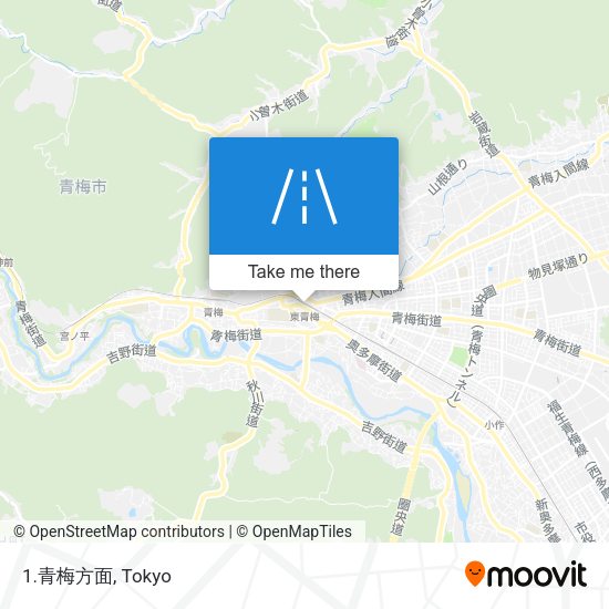 1.青梅方面 map
