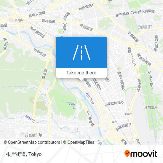 根岸街道 map