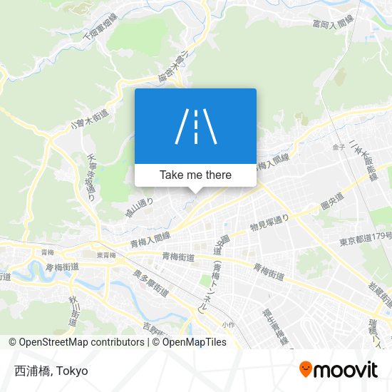 西浦橋 map