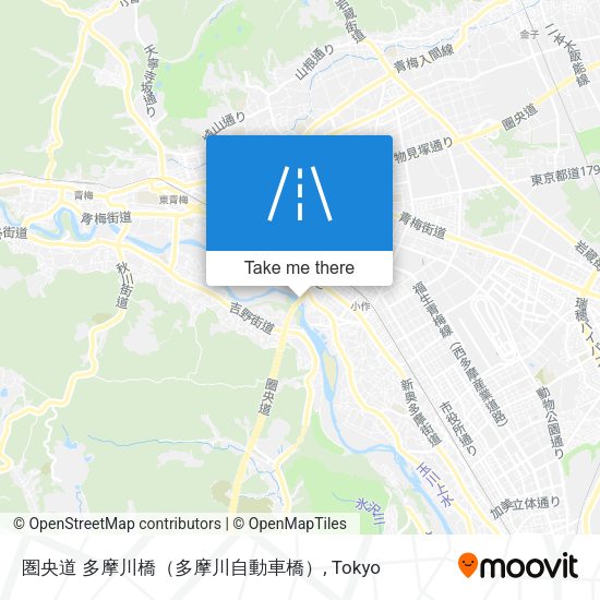 圏央道 多摩川橋（多摩川自動車橋） map