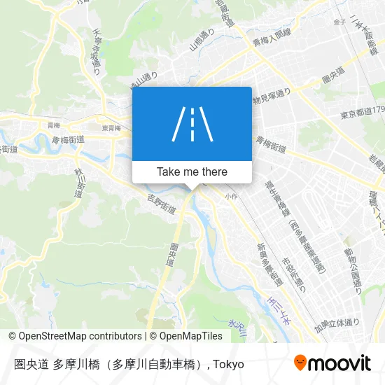 圏央道 多摩川橋（多摩川自動車橋） map
