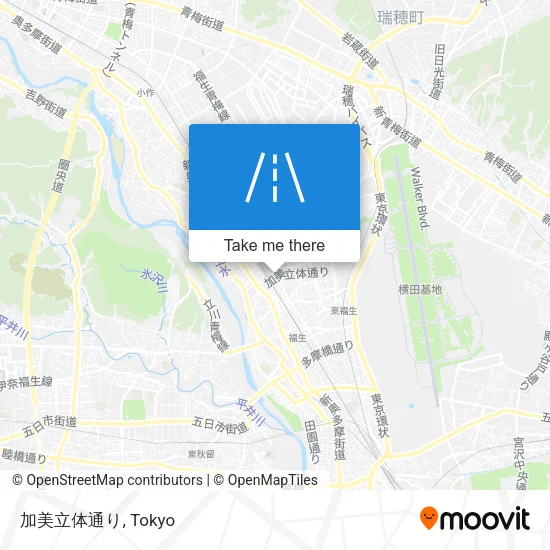 加美立体通り map