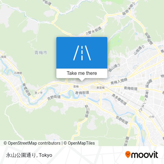 永山公園通り map