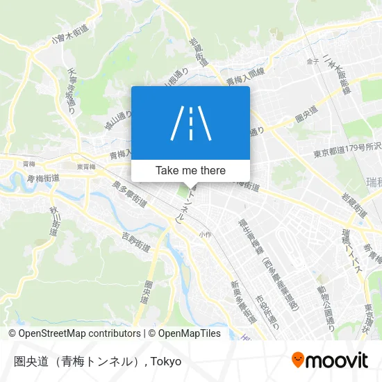 圏央道（青梅トンネル） map