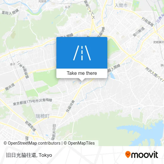 旧日光脇往還 map