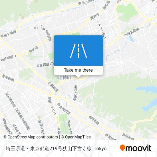 埼玉県道・東京都道219号狭山下宮寺線 map