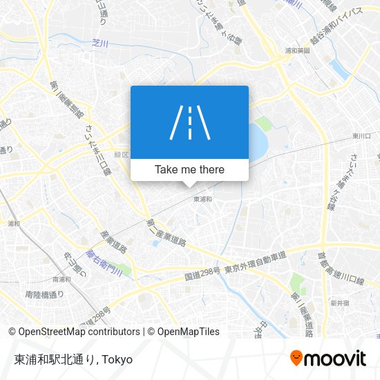 東浦和駅北通り map