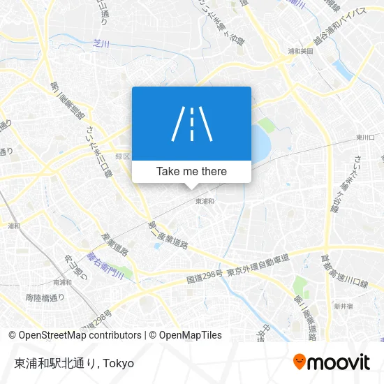 東浦和駅北通り map