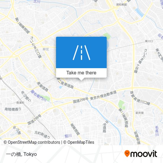 一の橋 map