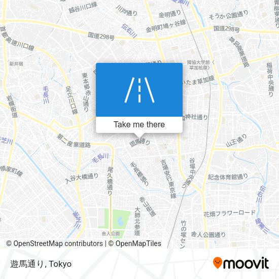 遊馬通り map