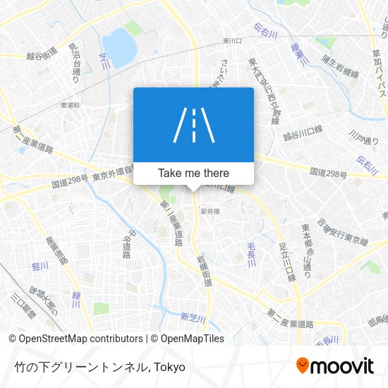 竹の下グリーントンネル map