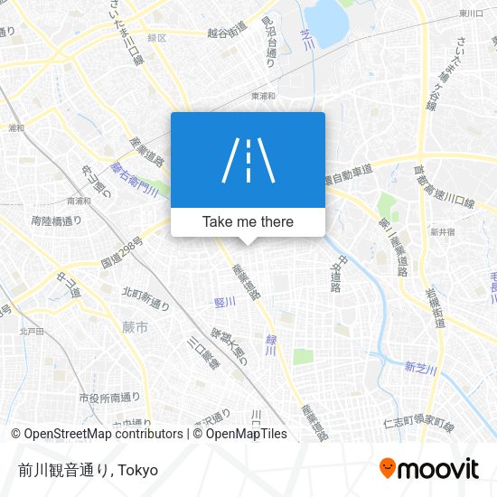前川観音通り map