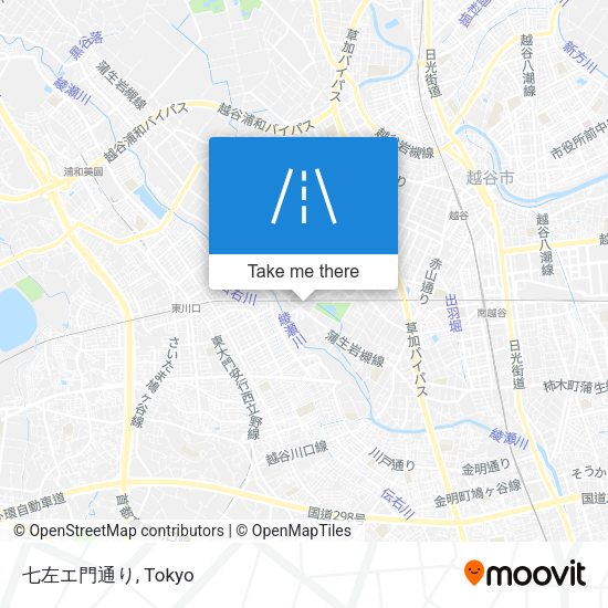 七左エ門通り map