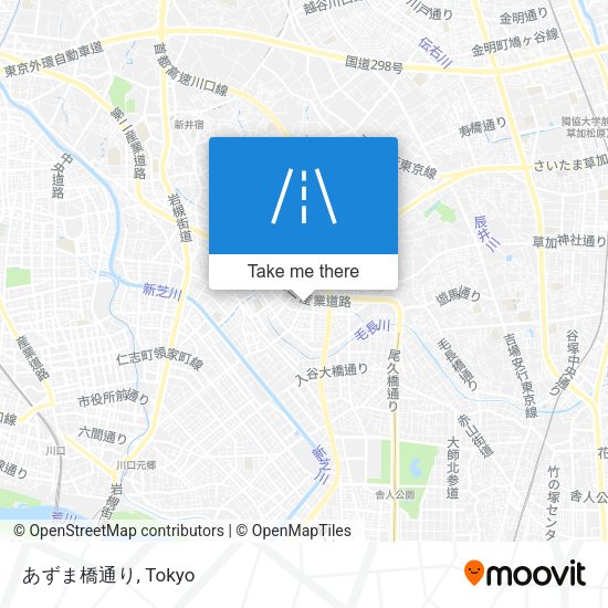 あずま橋通り map