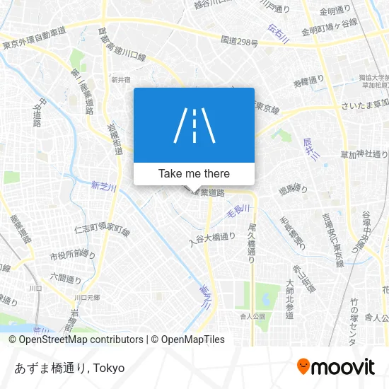 あずま橋通り map