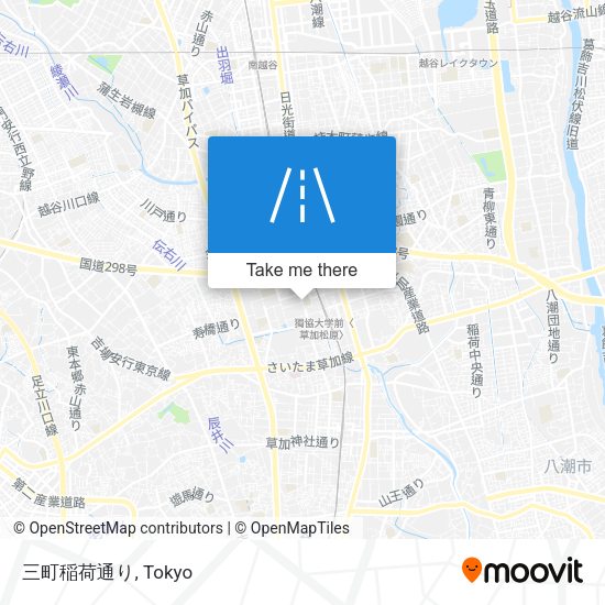 三町稲荷通り map