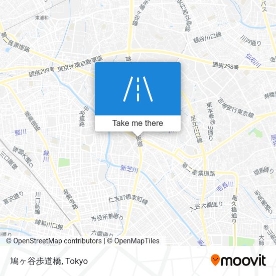 鳩ヶ谷歩道橋 map