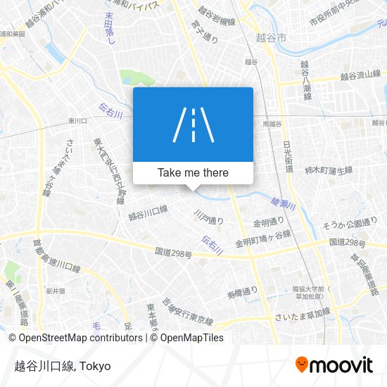 越谷川口線 map