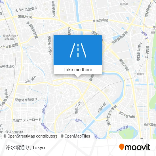 Water Treatment Plant Street map