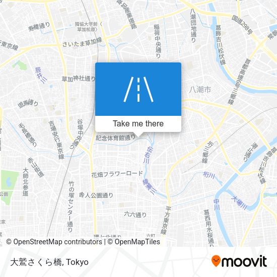大鷲さくら橋 map