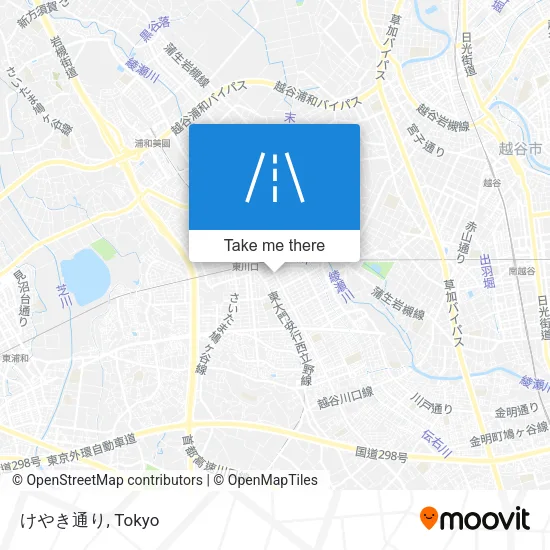 けやき通り map