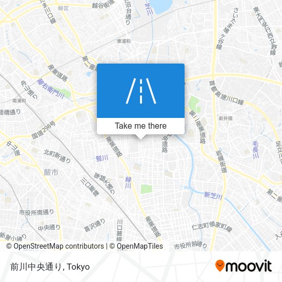 前川中央通り map