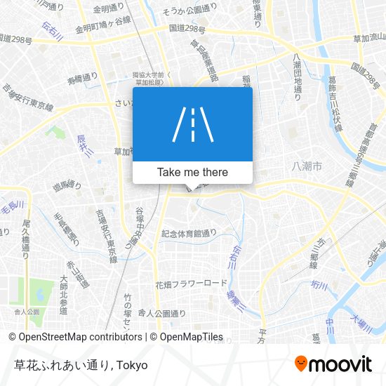 草花ふれあい通り map