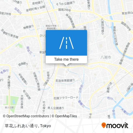 草花ふれあい通り map