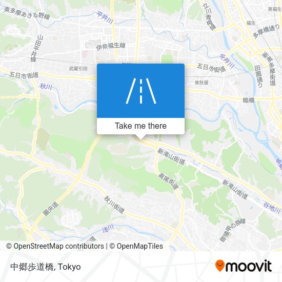 中郷歩道橋 map