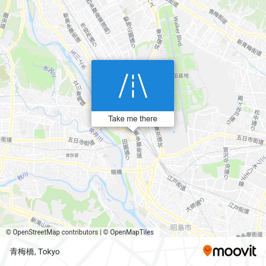 青梅橋 map