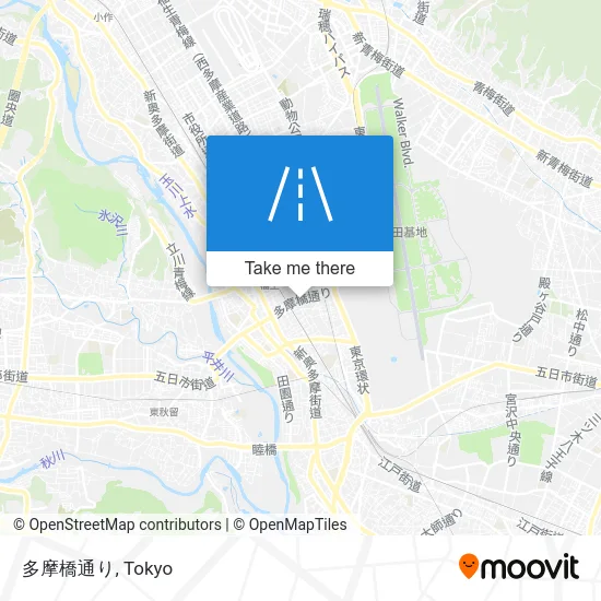 Tama Bridge Street map