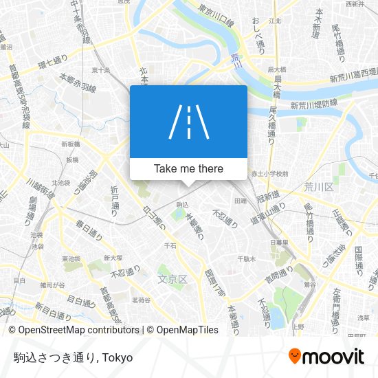 駒込さつき通り map