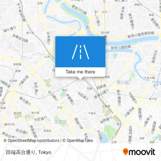 田端高台通り map