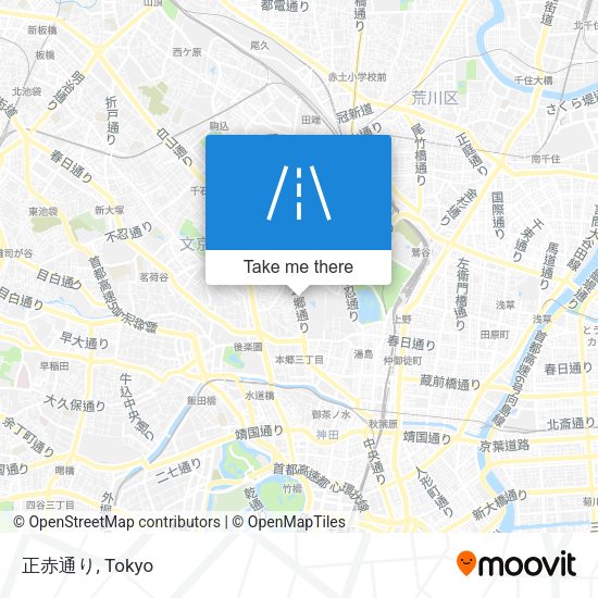 正赤通り map