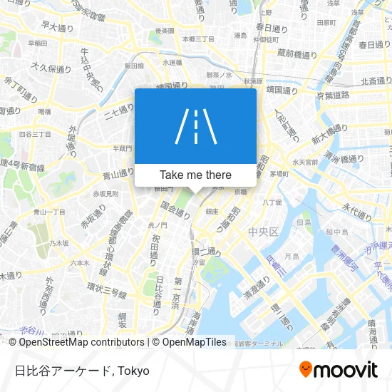 日比谷アーケード map