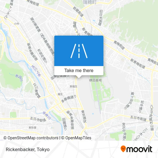 Rickenbacker Street map