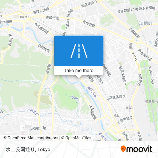 水上公園通り map