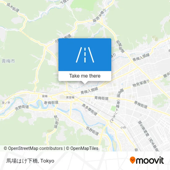 馬場はけ下橋 map
