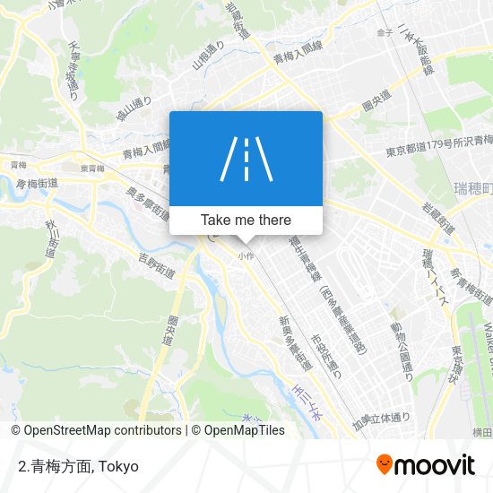 2.青梅方面 map