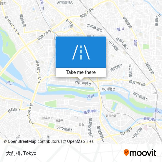 大前橋 map