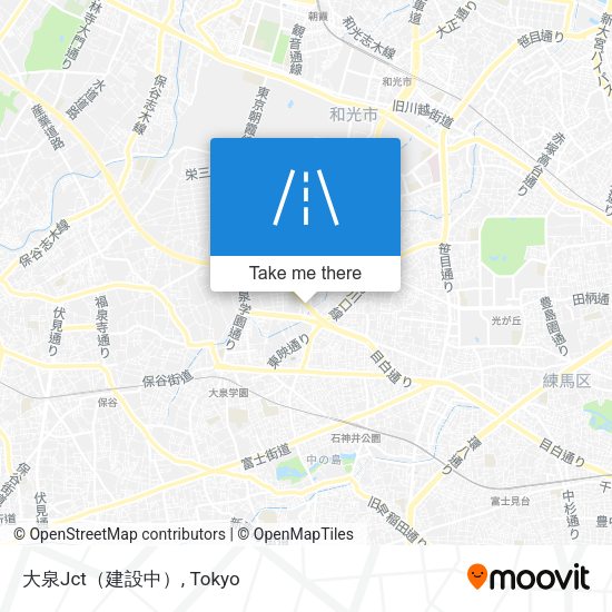 大泉Jct（建設中） map