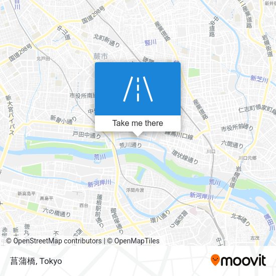 菖蒲橋 map